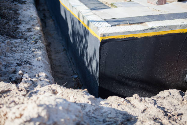Residential Wet Basement Repair installation at a Petros, TN home by SJ Waterproofing Pros